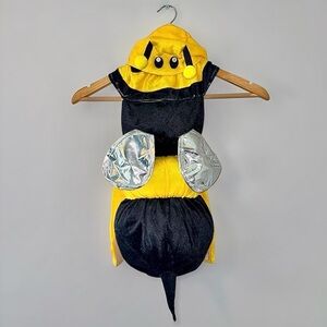 New Bee Dog Cute Costume Bee Dog Costume with Wings and Headband Size Large